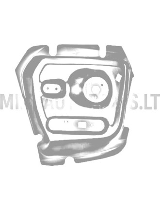 Priekšējā bufera kreisās puses miglas luktura atbalsts Ligier JS50/JS50L Ph2/Ph3 Sport