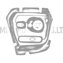 Priekšējā bufera kreisās puses miglas luktura atbalsts Ligier JS50/JS50L Ph2/Ph3 Sport