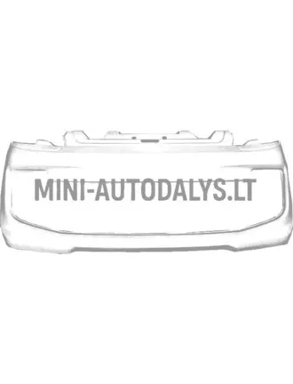 Priekšējais bamperis Ligier JS50/JS50L Ph2/Ph3 (balts)