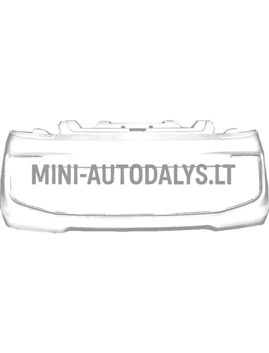 Priekšējais bamperis Ligier JS50/JS50L Ph2/Ph3 (balts)