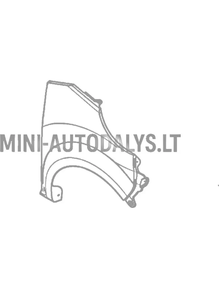 Microcar M8 priekšējais labais spārns