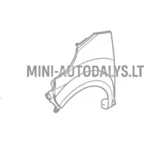 Microcar M8 kreisais priekšējais spārns