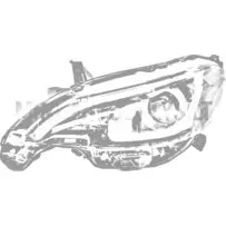 Kreisās puses priekšējais lukturis Ligier JS50 / JS50L Ph2 / Ph3