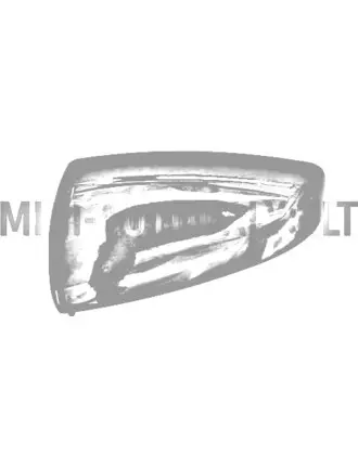 Aixam Sensation / Emotion / Ambition kreisā ārējā spoguļa spoguļa vāciņš (melns)