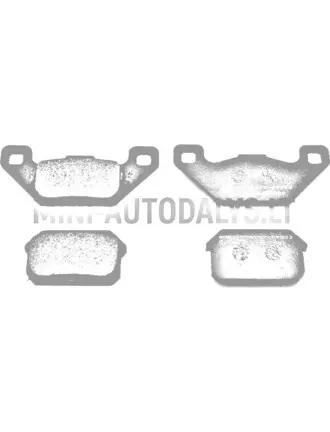 Aizmugurējo bremžu kluču komplekts Ligier / Microc #15449 | Mini Auto Parts
