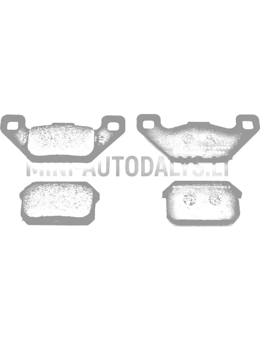 Aizmugurējo bremžu kluču komplekts Ligier / Microc #15449 | Mini Auto Parts