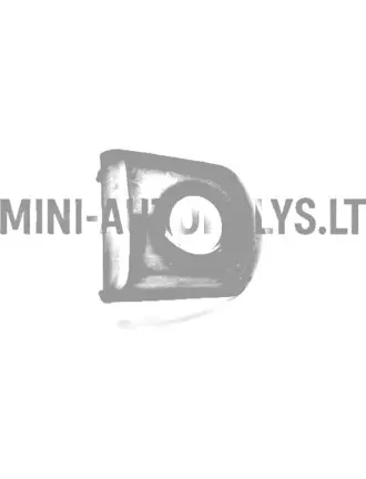 Kreisās puses durvju roktura stūra elements "Aixam" (melns)