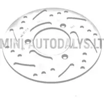 Aizmugurējais labais bremžu disks Microcar / Ligier (Ø 165 mm)