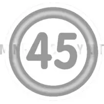 45 KM Uzlīme mopēdam (Ø 11cm)