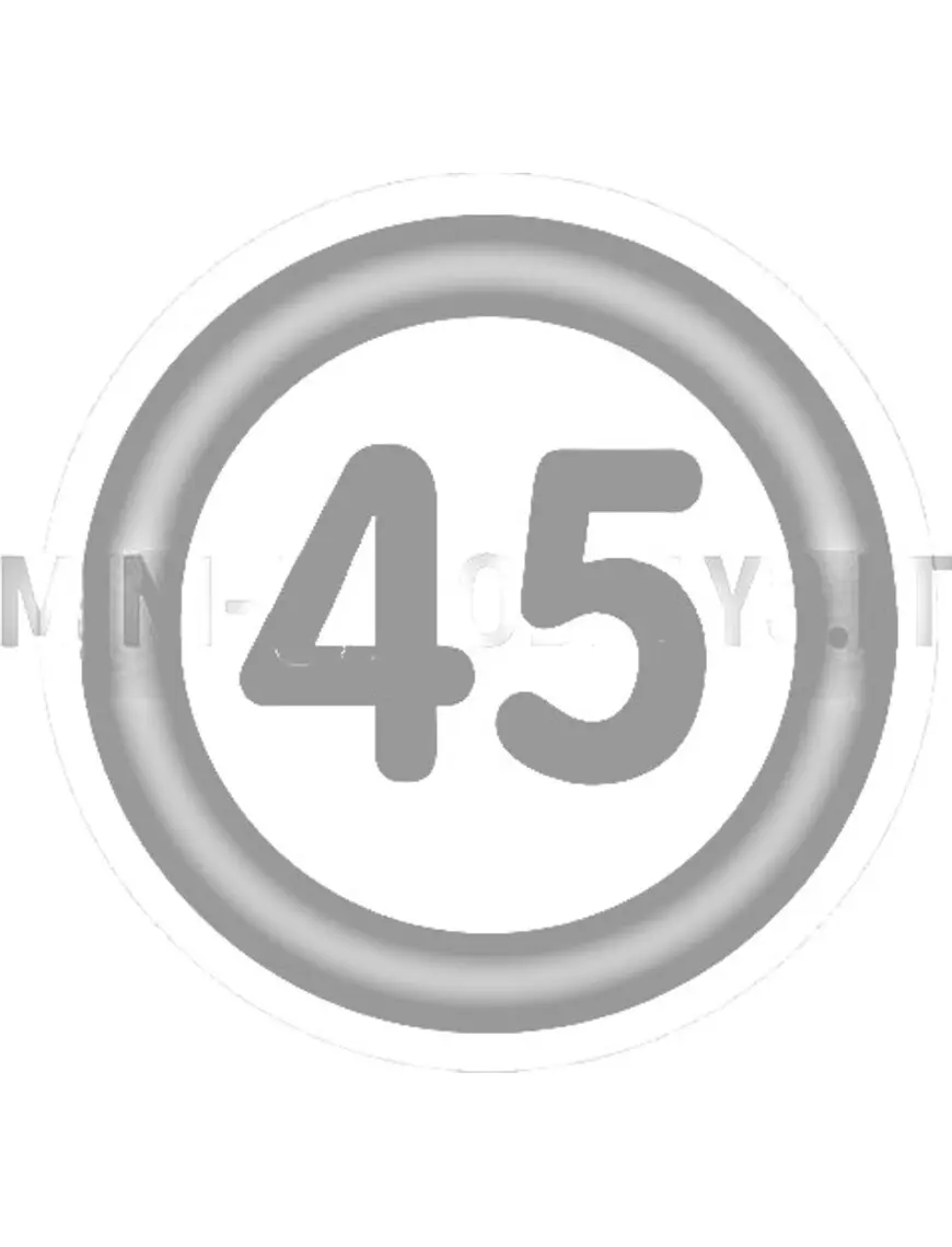 45 KM Uzlīme mopēdam (Ø 11cm)