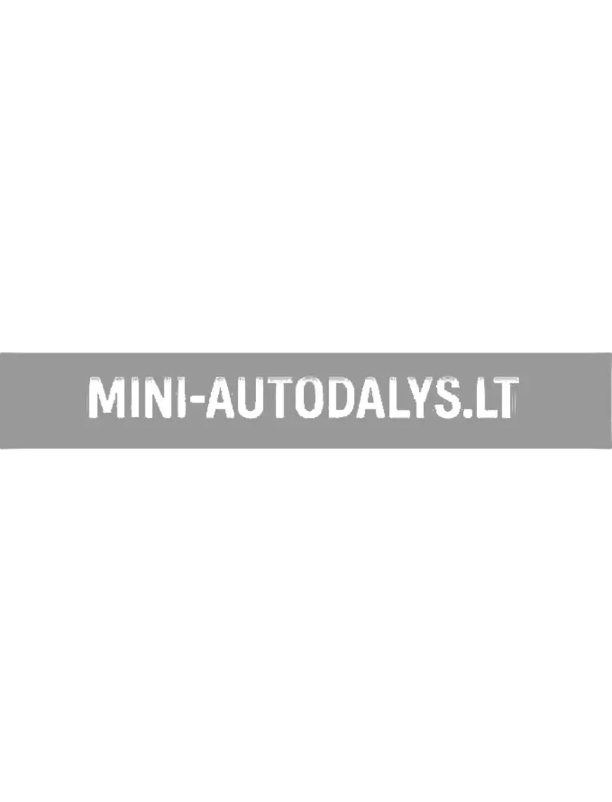 Microcar priekšējā bufera uzlīme