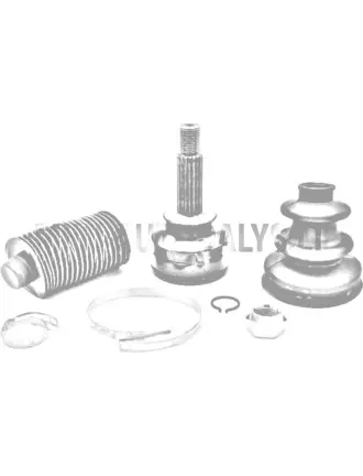 CV šarnīrs piedziņas vārpstas riteņa pusē Aixam