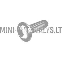Skrūve M6*20 melna