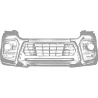 Priekšējā bufera reste Ligier JS50/JS50L Sport Ph2 #15932 | Mini Auto Parts