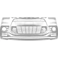 Priekšējā bufera reste Ligier JS50 Sport (melna)