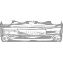 Priekšējais bamperis Aixam 2005-2008 g. #16103 | Mini Auto Parts